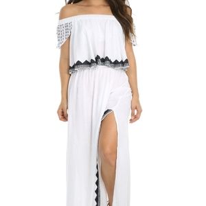 Anthropologie Raga Aria Navy White‎ Crop Top New